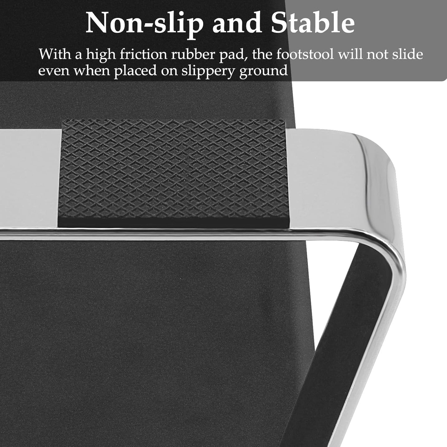 Ergonomic Waterproof Footrest - High Elasticity Under Desk Support | Black