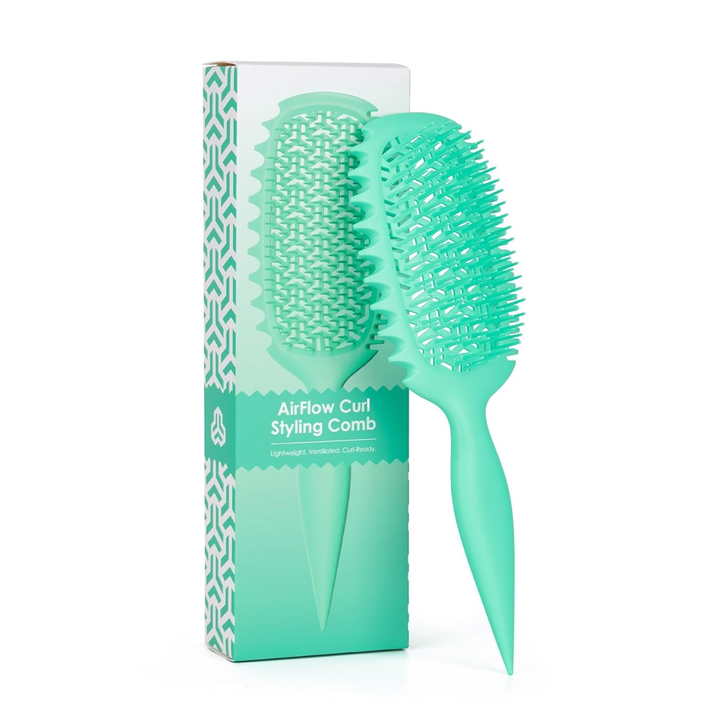 Curl Defining Hair Brush - Effortlessly Detangle & Style | Vented Design for Wet/Dry Hair