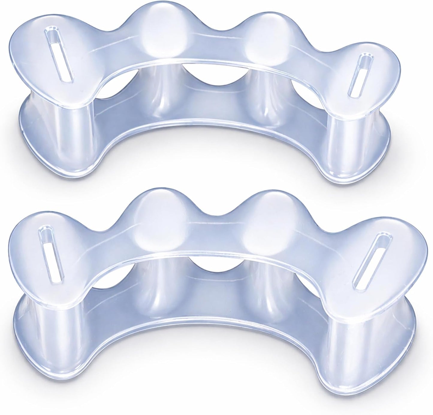 Toe Spacers for Foot Alignment - Bunion Corrector & Pain Relief | Medical-Grade Silicone (Small)