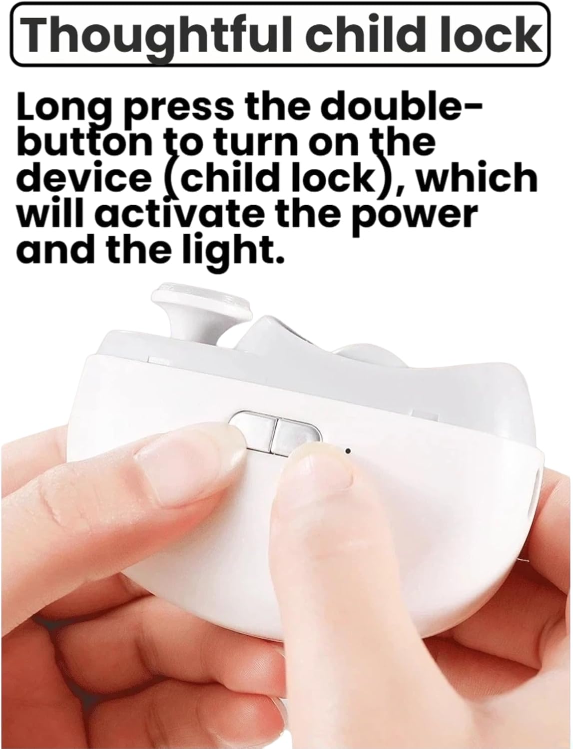 Electric Nail Clipper - Automatic Rechargeable Trimmer for Seniors & Kids | Painless Precision Grooming with Built-in Light