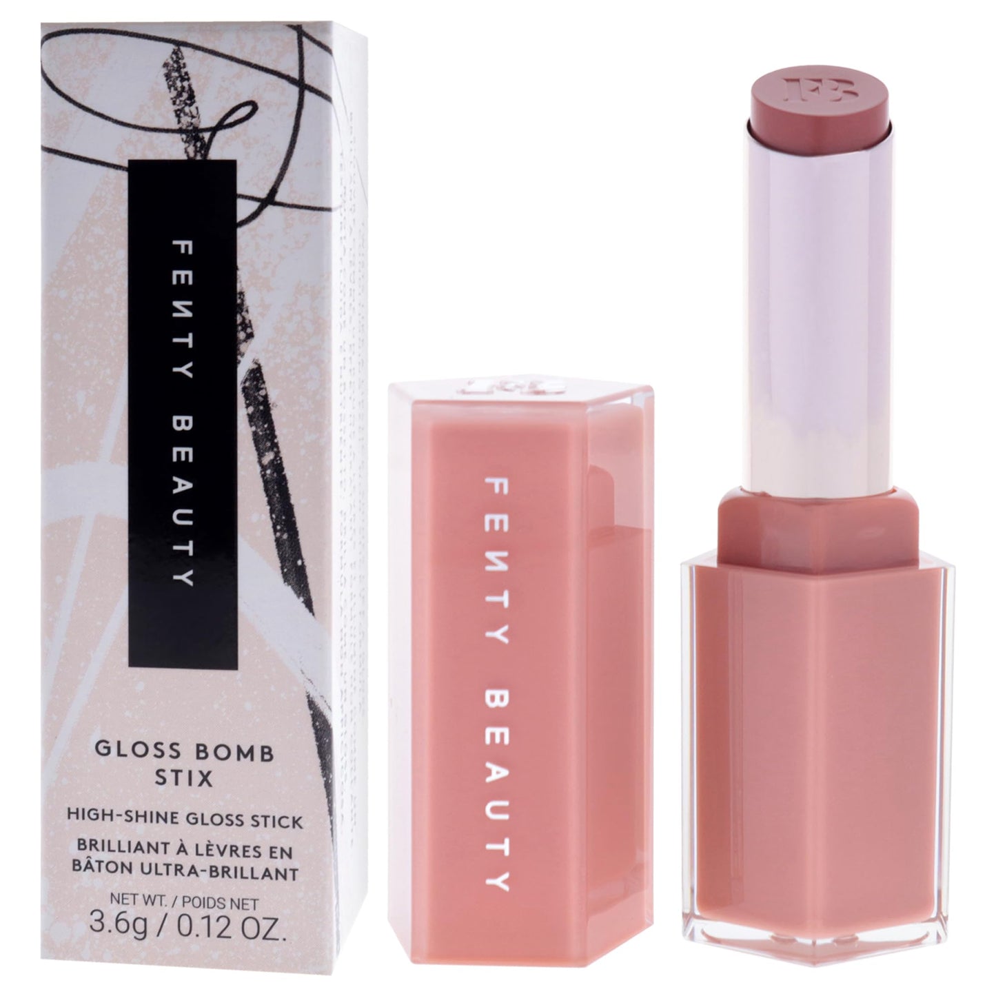 Gloss Bomb Stix High Shine Gloss Stick - 03 Fenty Glow by Fenty Beauty for Women - 0.12 oz Lipstick