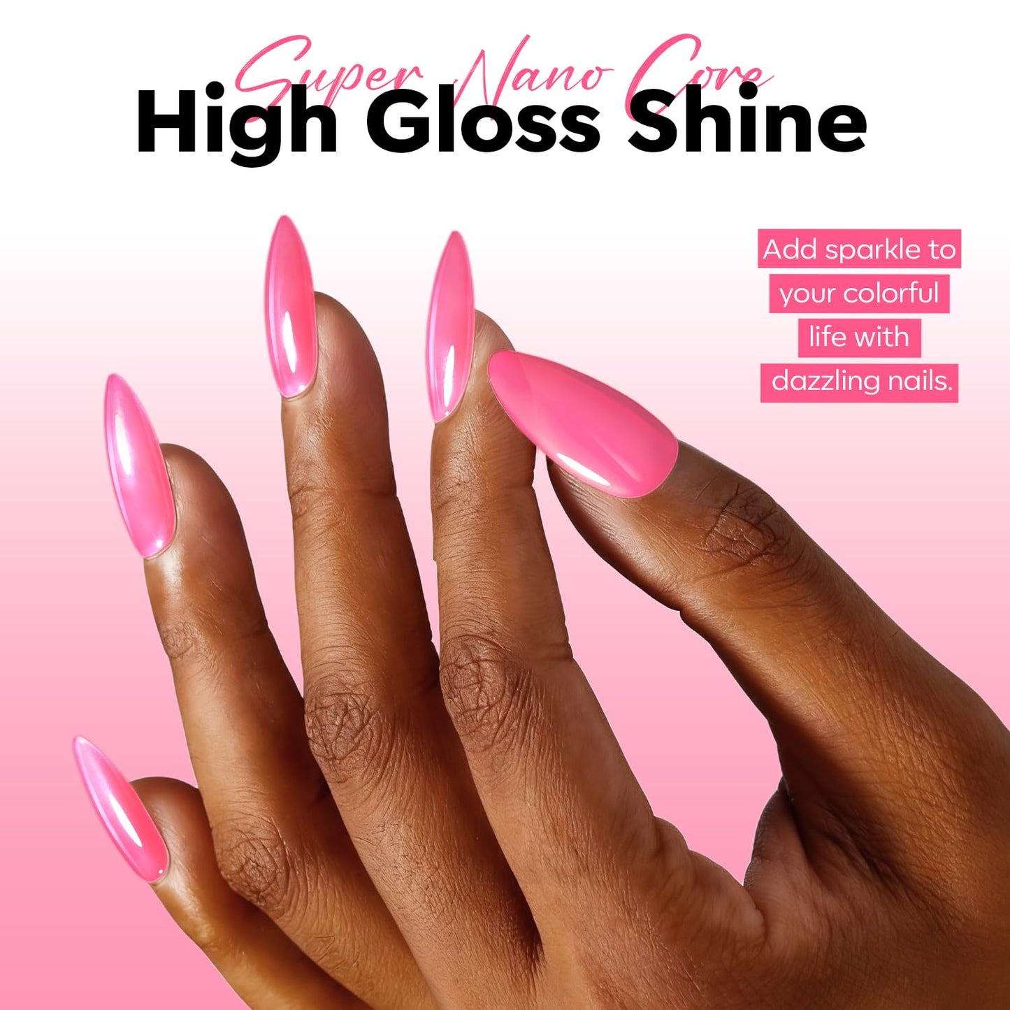 Pink Gel Nail Polish - Translucent Jelly Rose Color for Vibrant Summer Nail Art | 15ML