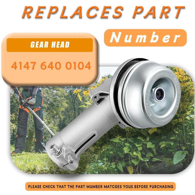 FS260 Gearbox Head Assembly For Stihl FS260 FS311 FS360 FS410 FS460 FS490 Brushcutters – OEM Replacement 4147 640 0104