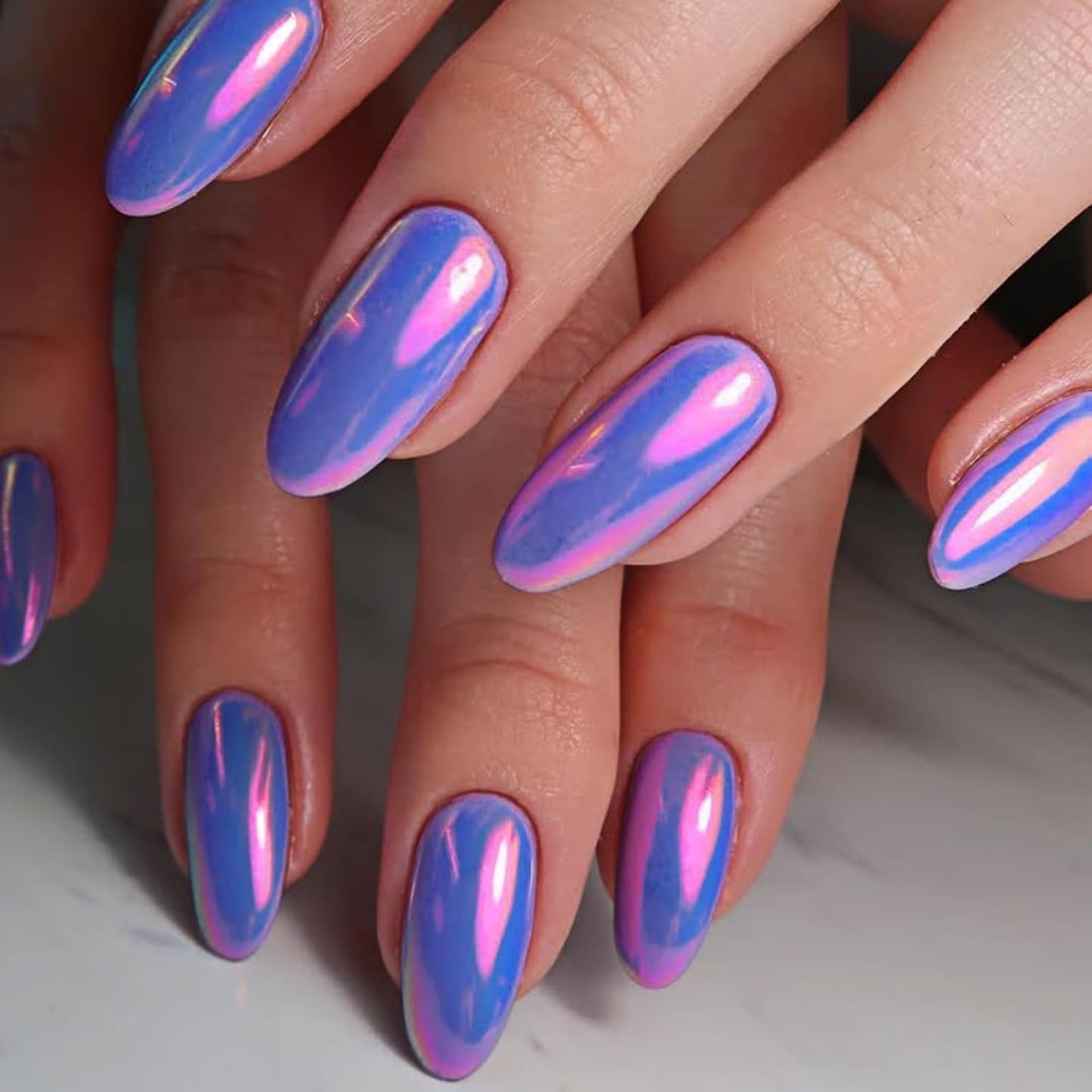 French Tip Press-On Nails - Medium Almond Shape with 3D Bow & Pearl Charms | 24 Pcs Spring Design