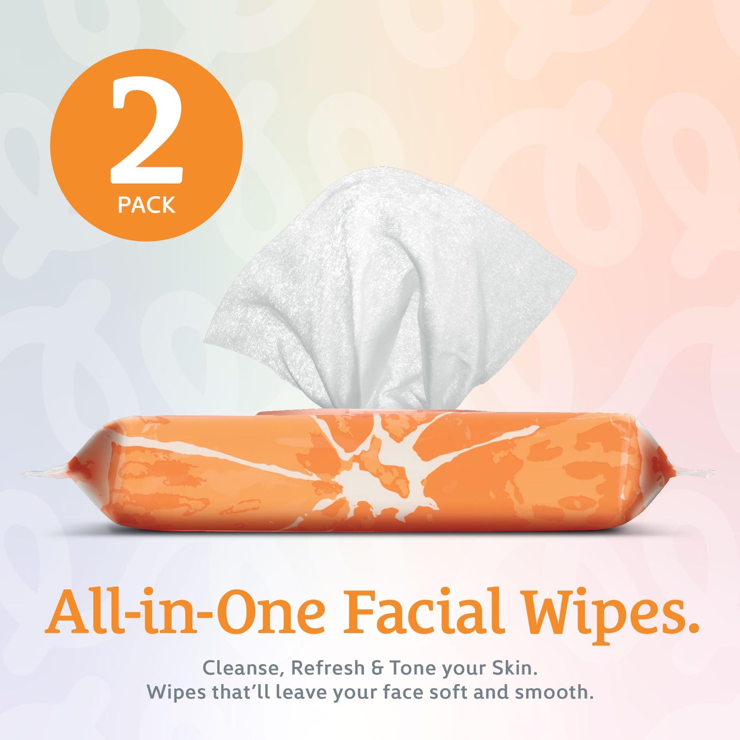 Body Prescription Makeup Cleansing Wipes - Gentle and Effective Face Wipes, 1 Count (Pack of 2), Vitamin C