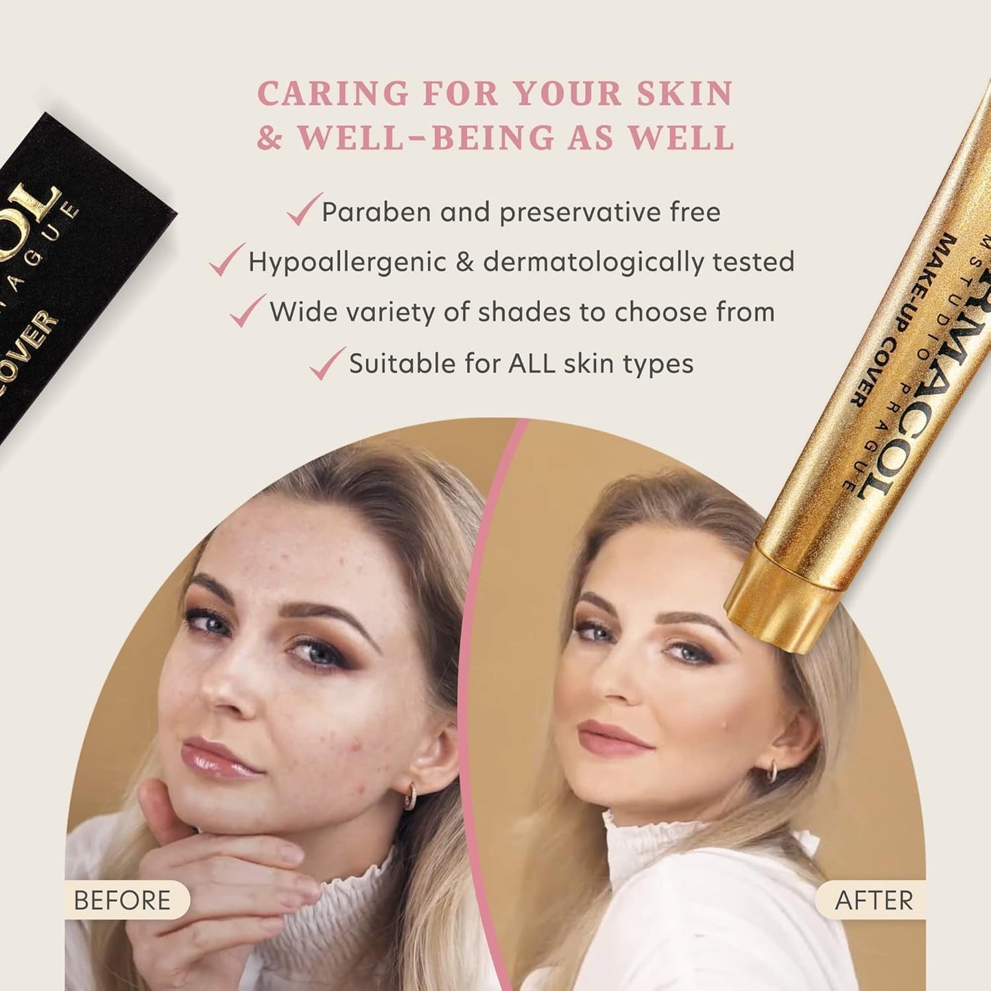 Mini Full Coverage Foundation - Liquid Matte Makeup with SPF 30 | Waterproof for Oily Skin, Shade 207, 13g
