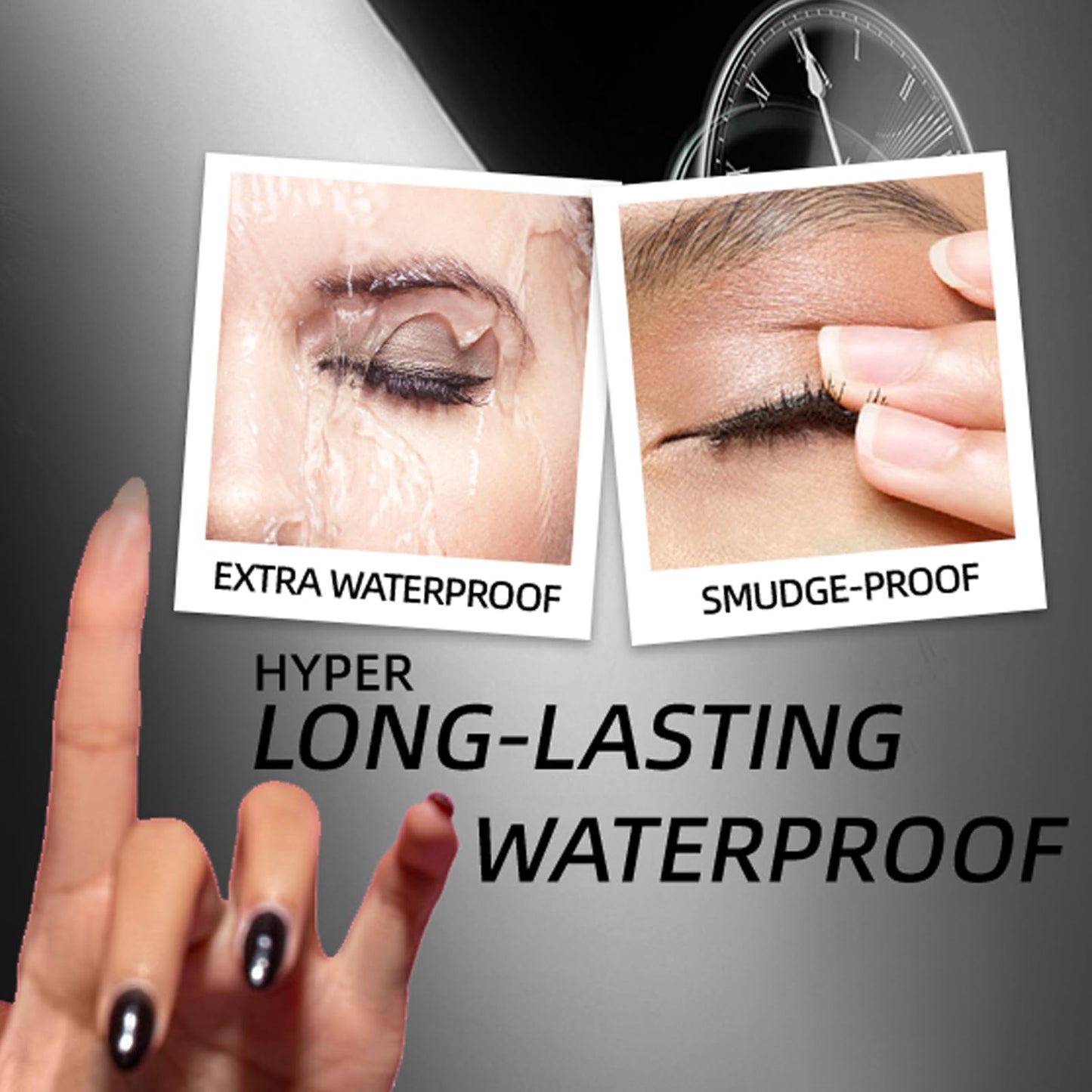 COOL STORY Black Liquid Eyeliner Pencil Eye Liner Pen – Waterproof & Smudge Resistant Long Lasting Makeup
