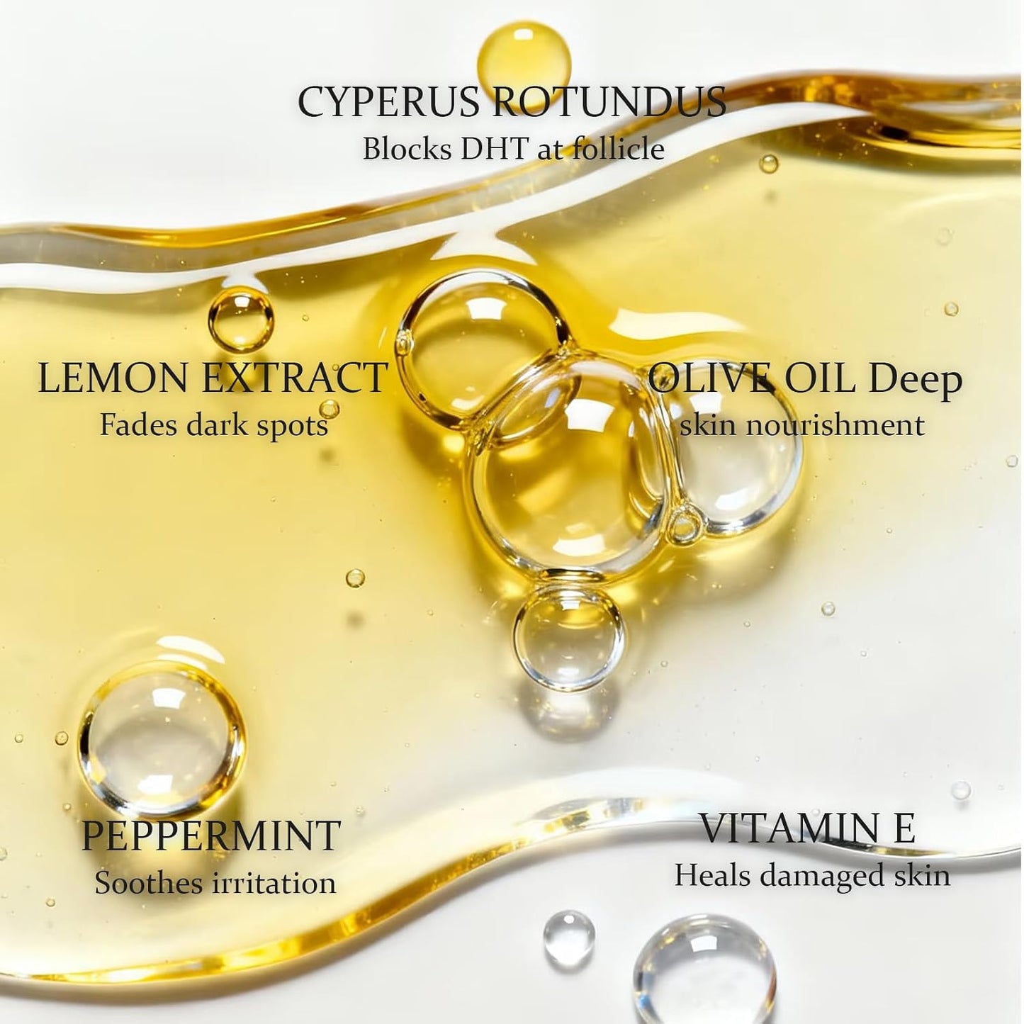 Cyperus Rotundus Oil Hair Removal Serum - Natural Herbal Blend with Peppermint Extract | 60ml
