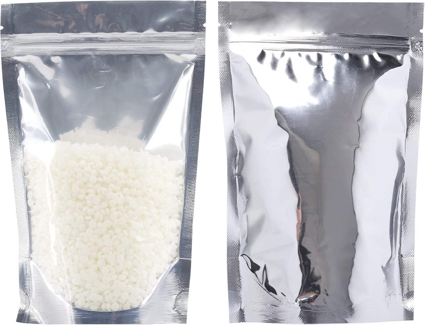 Mylar Bags for Food Storage - Resealable 100 Pack | Silver 3x6 Inches