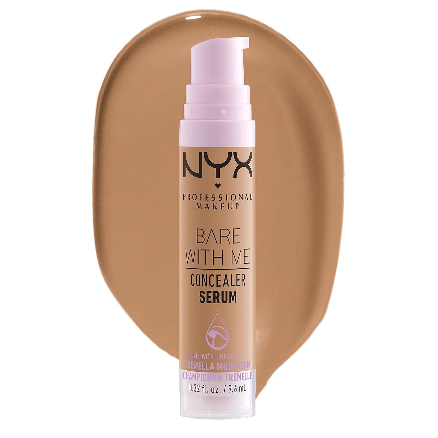 NYX Bare With Me Concealer Serum - 24Hr Hydration Makeup for Flawless Skin | Light Shade