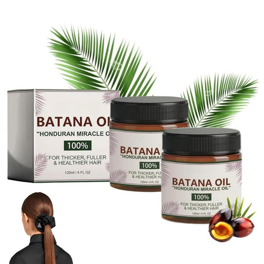 Batana Oil for Hair Growth, Hydrating Oil for Thicker, Stronger Hair and Scalp Health, 100% Pure Batana(2PCS)