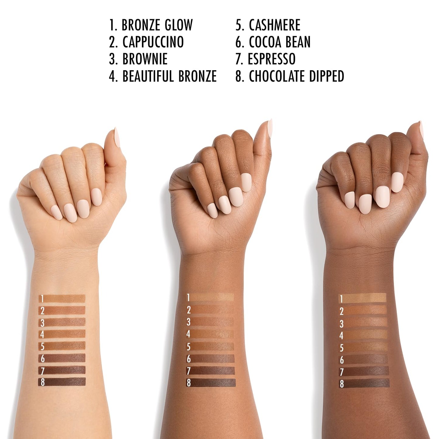 Color Perfect Foundation Stick with Soft Brush Applicator - Buildable, Blendable Pigment-Rich Formula | Bronze Glow