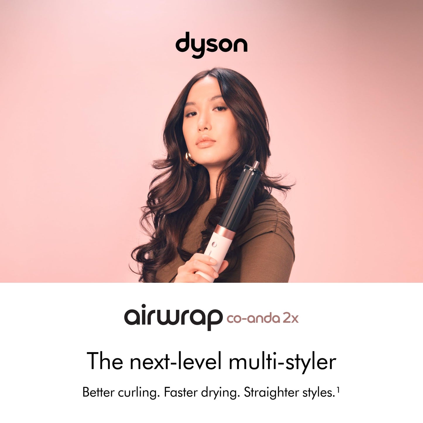 Dyson Airwrap Co-anda2x Multi-Styler and Dryer Straight+Wavy in Ceramic Pink