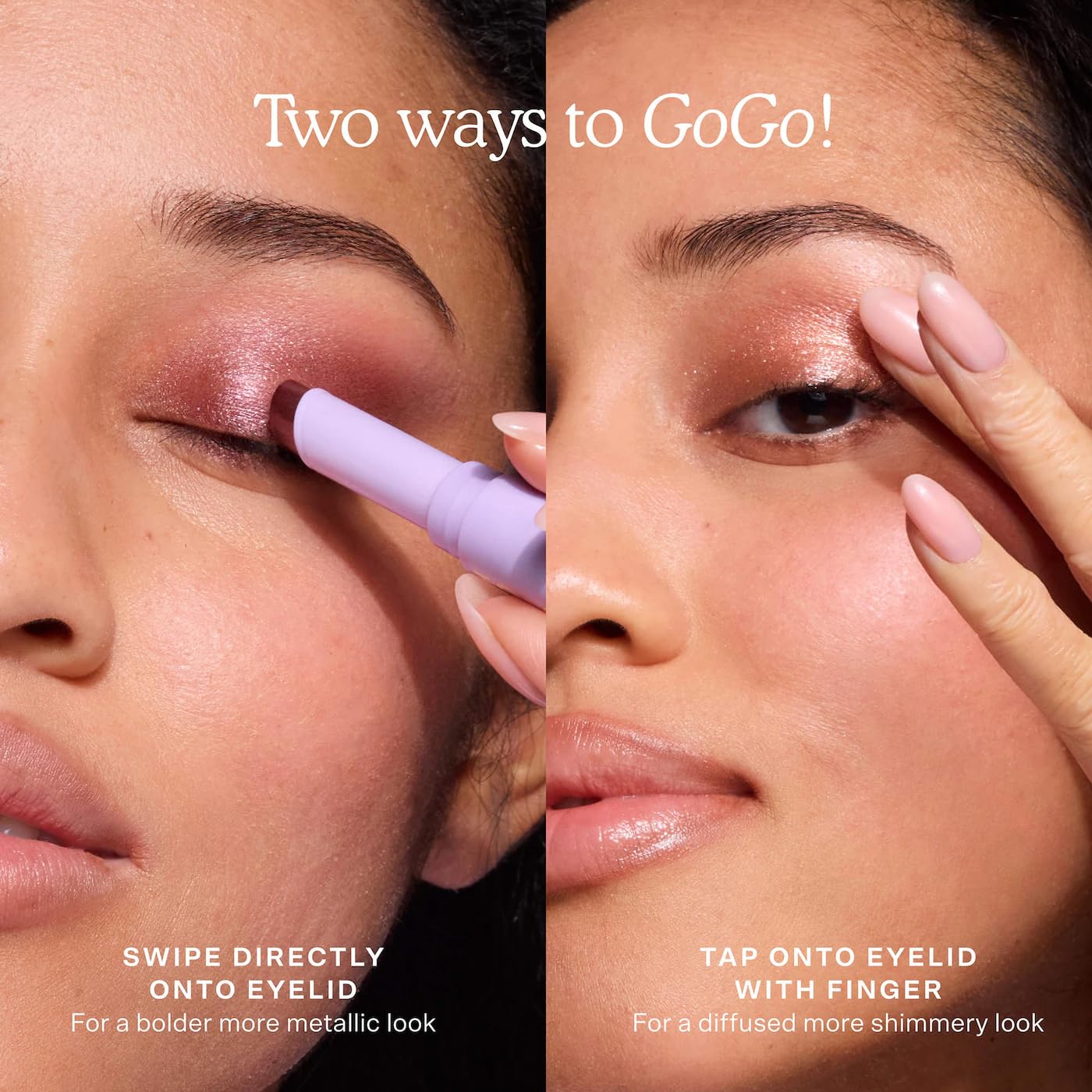 Tower 28 GoGo Cooling Shimmer Eyeshadow Stick | 8-Hour Wear Cream Eye Makeup for Sensitive Eyes - Garden (.09 oz)