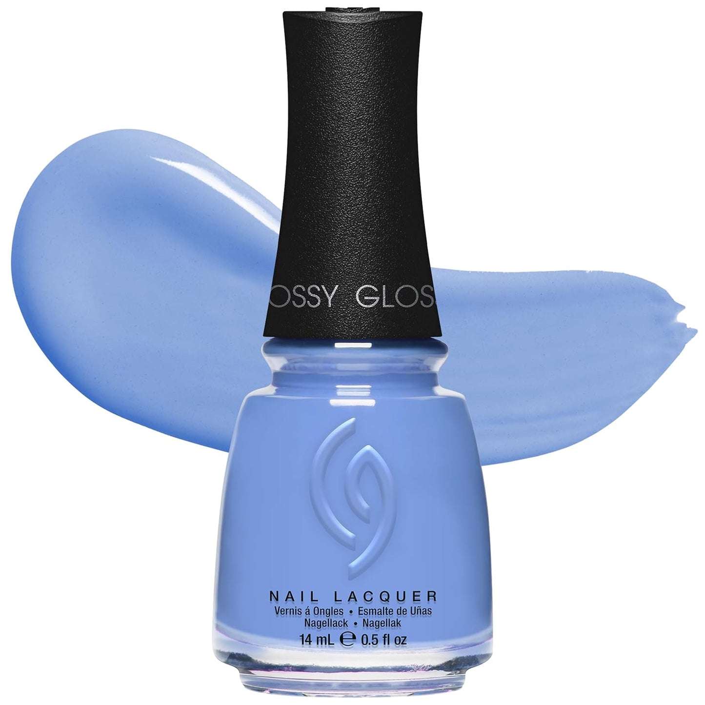 China Glaze Nail Lacquer - Moment in the Sunset Coral Pink Polish | Quick Dry, Chip Resistant, Shimmer Finish, 0.5 fl oz