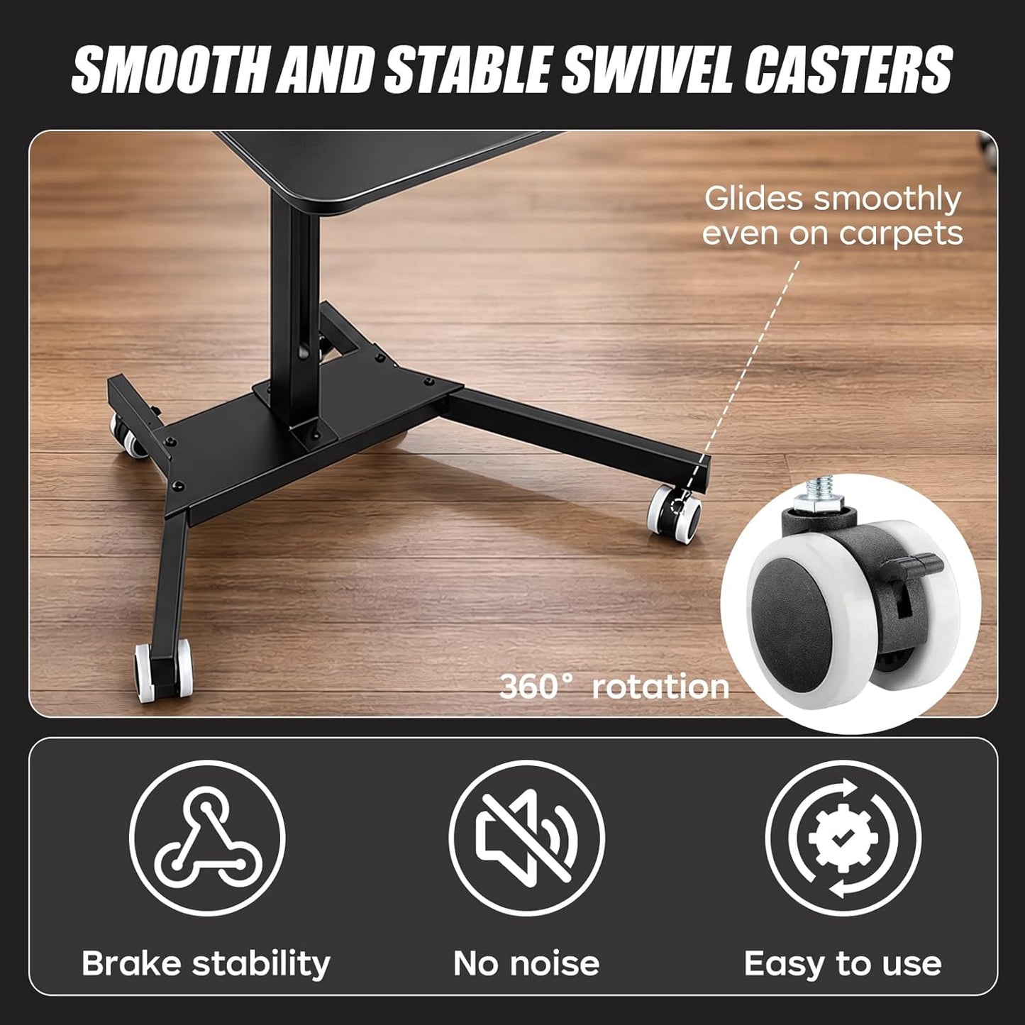 Tattoo Workstation - Multifunctional Tattoo Tray Cart with Light & Wheels | Mobile Phone & Tablet Holder, Magnetic Ink Tray