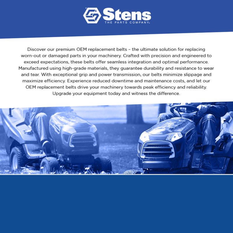 Stens 265-779 Oem Spec Belt Replaces E-Z-Go 26414-G01