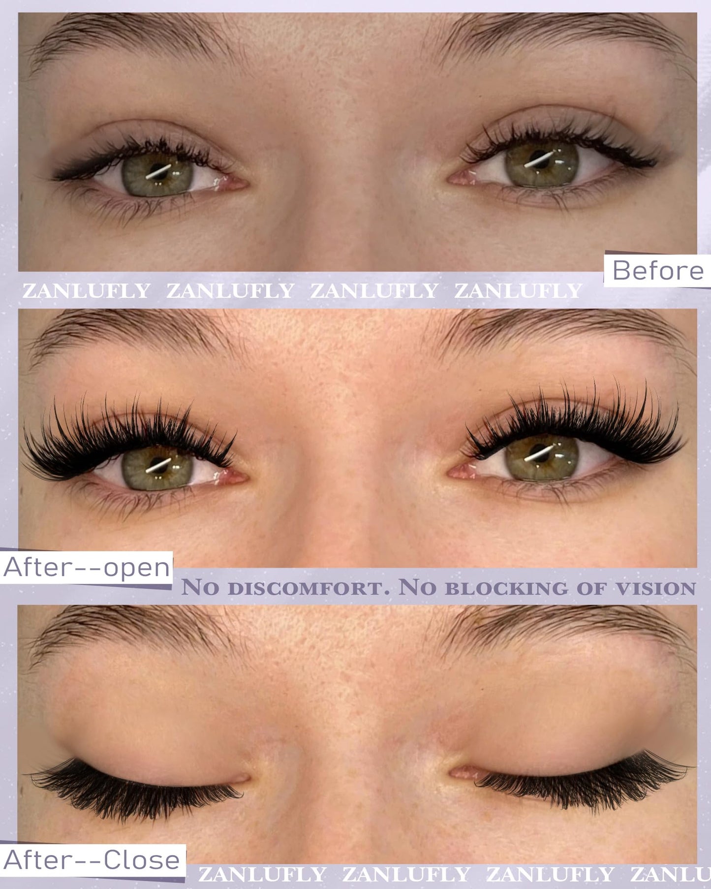 Wispy Lash Clusters Natural Volume Eyelash Clusters 10-16mm Spiky Cluster Eyelash Extensions Faux Mink Lash Extension CC Curly Individual Lashes Soft Thin Band by zanlufly