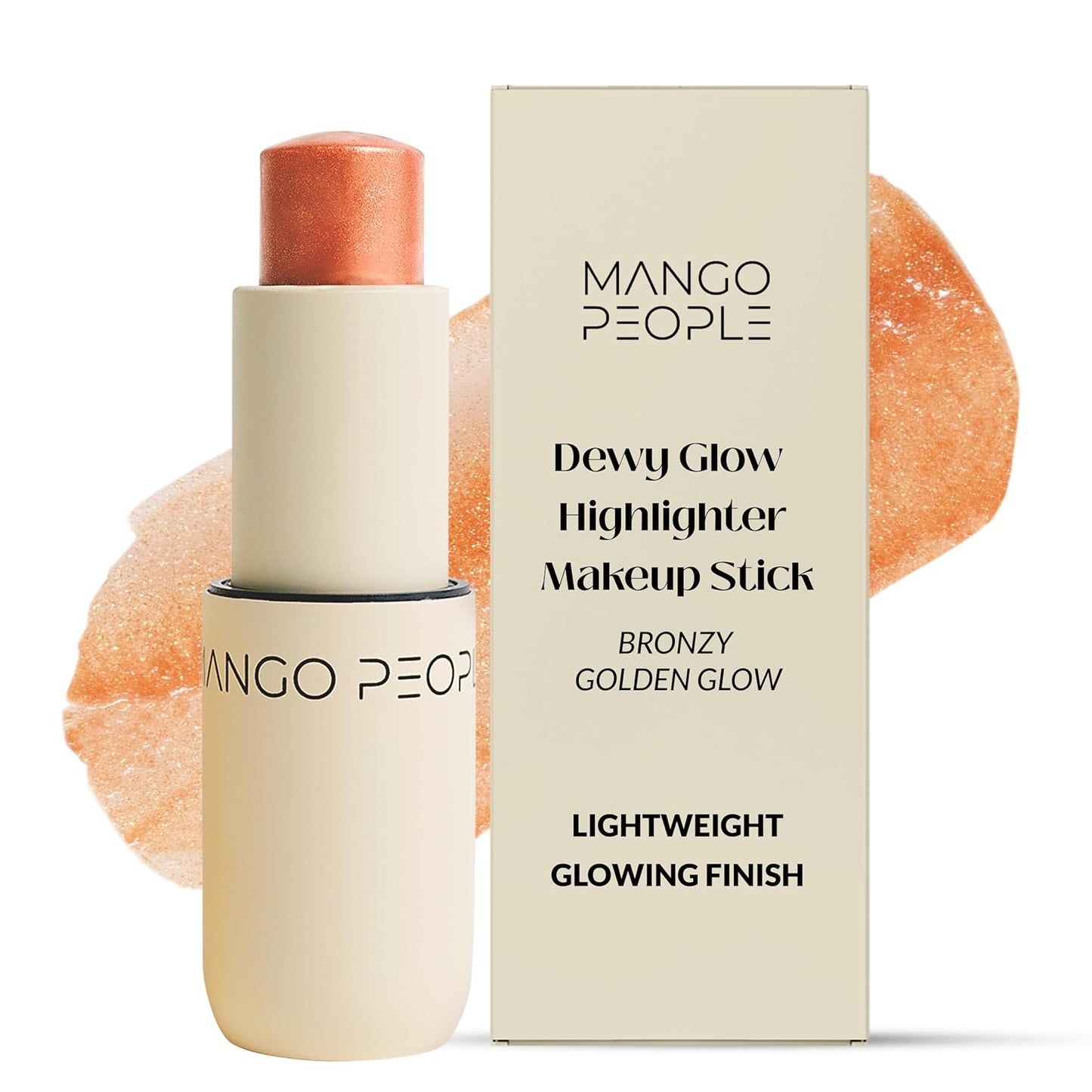 Dewy Glow Cream Highlighter Stick | Body Glitter with Black Currant & Ashwagandha - 0.17 oz
