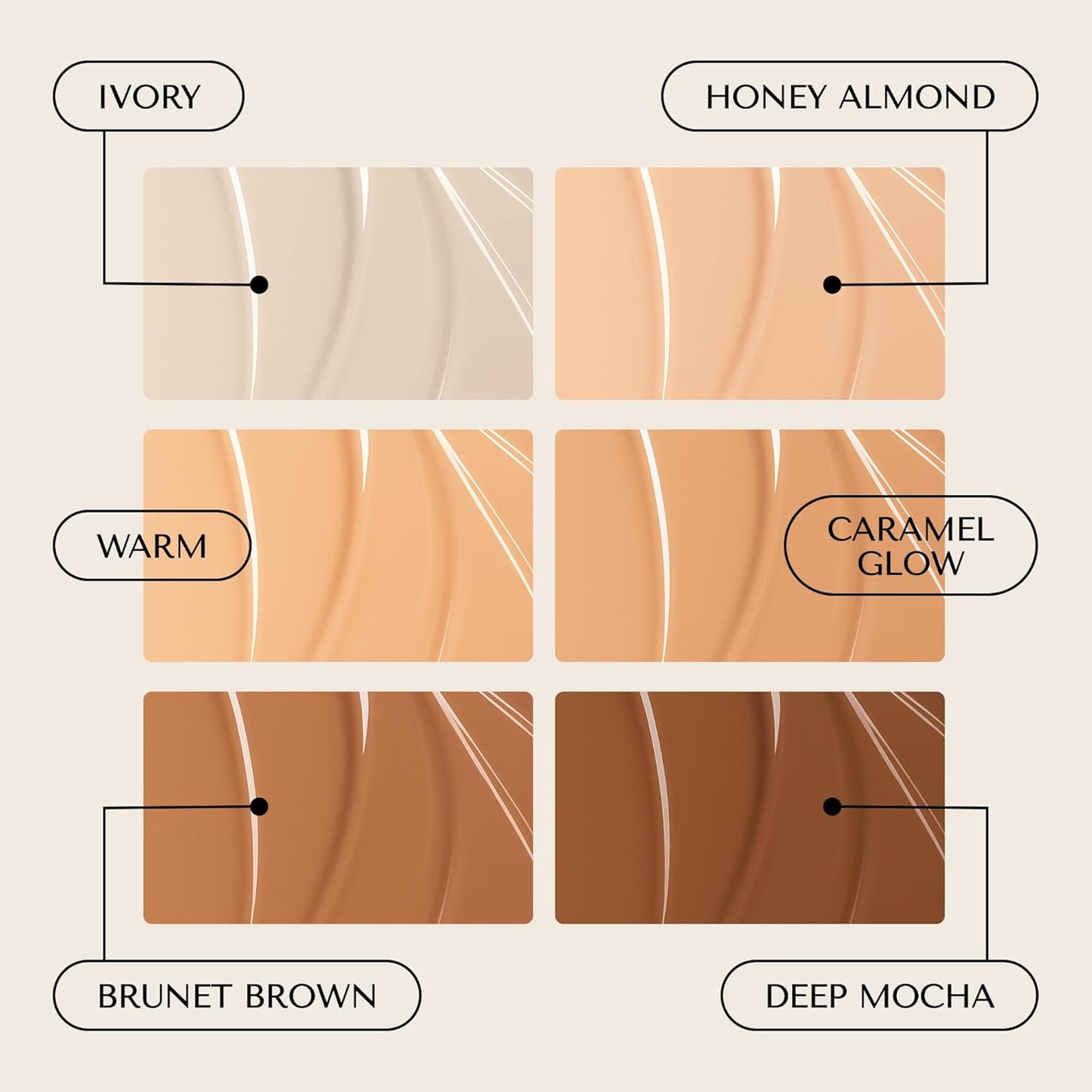 Hush Glow™ Foundation Cushion SPF 30 - Lightweight Skincare-Infused Foundation with Mushroom Applicator for Mature Skin | Brunet Brown