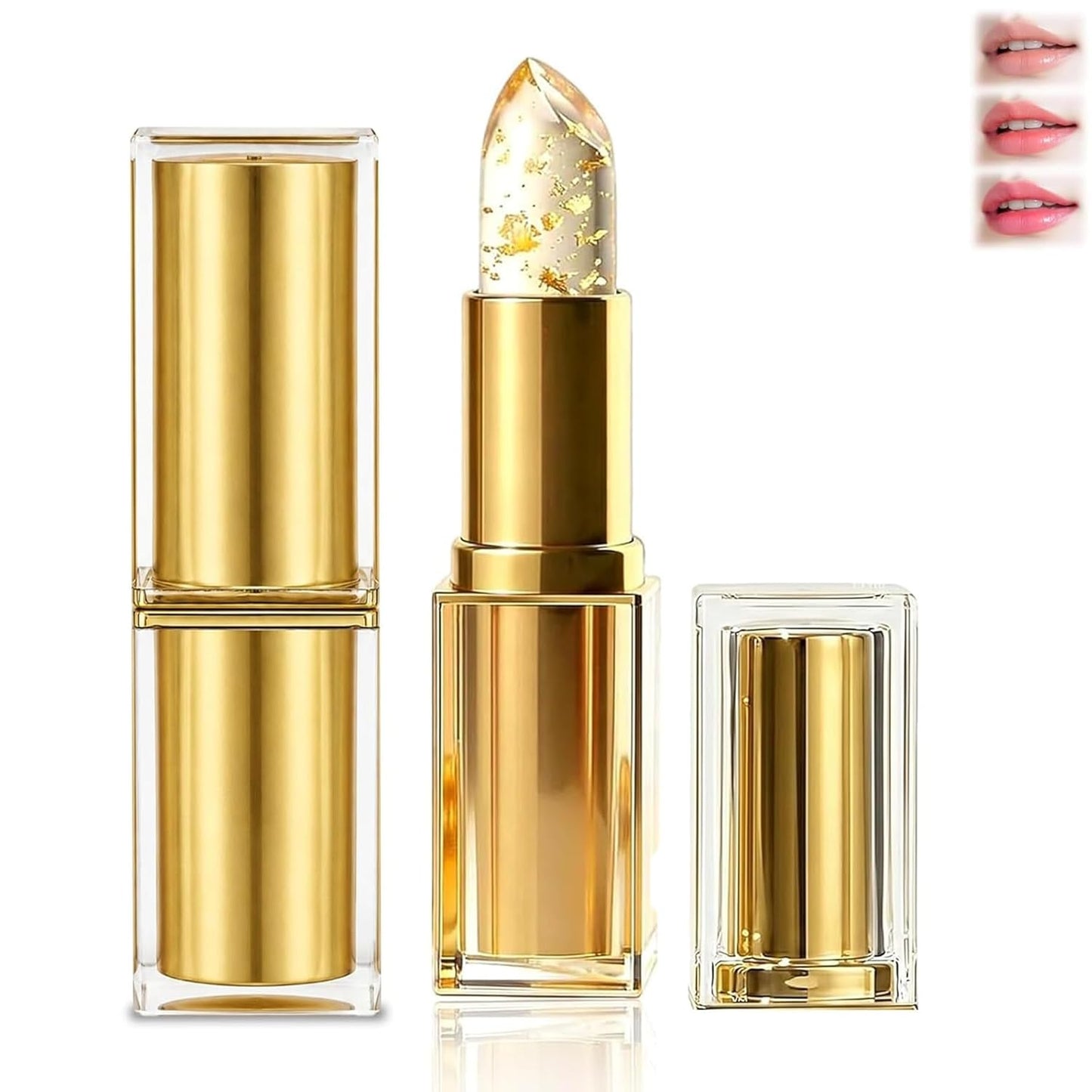 Skin-Adaptive Lipstick - Color Changing Lipstick for Women | Long-Lasting 24-Hour Moisturizing Gloss