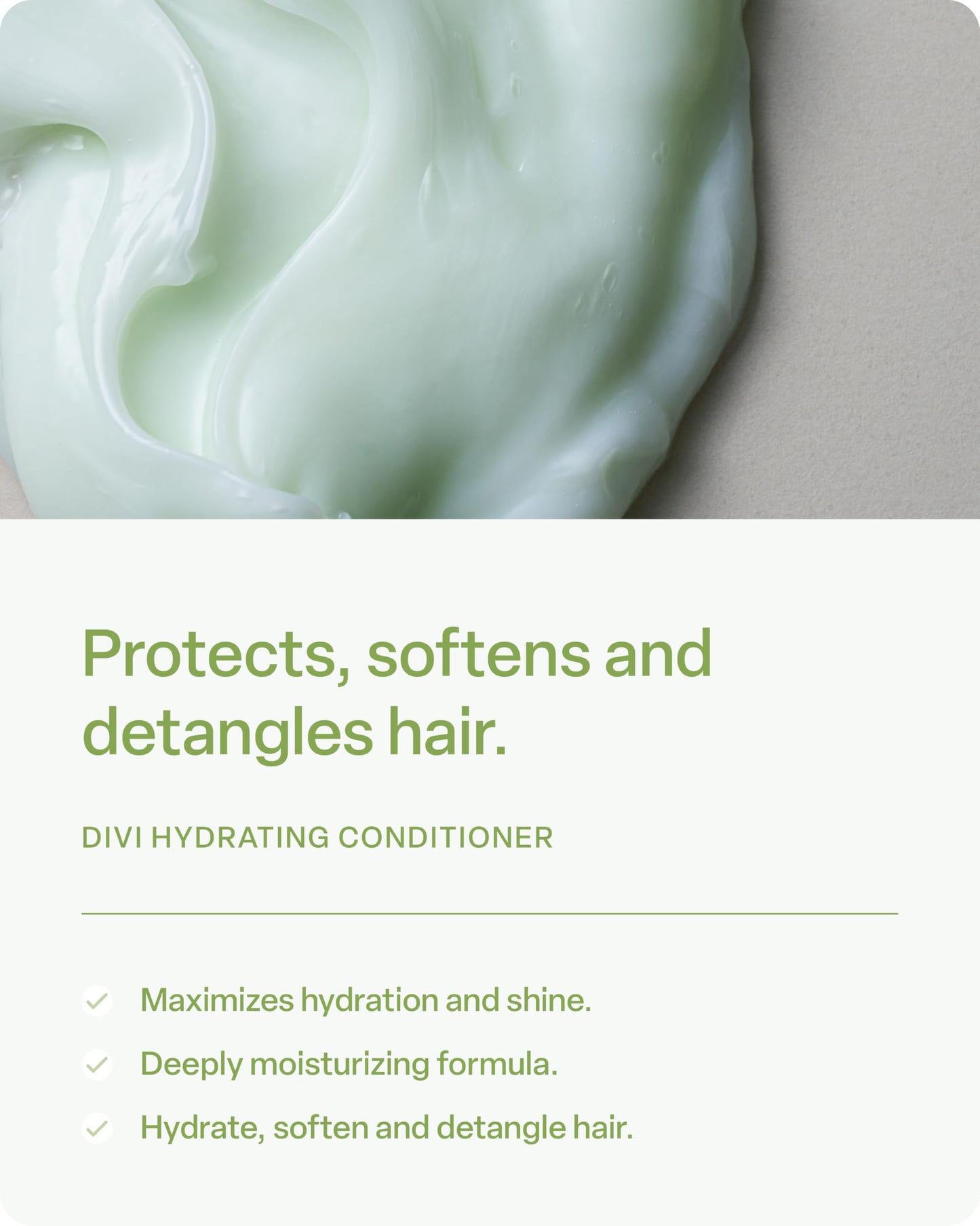 divi Hydrating Conditioner | Medium to Thick Hair | Coconut Oil | 12 fl oz