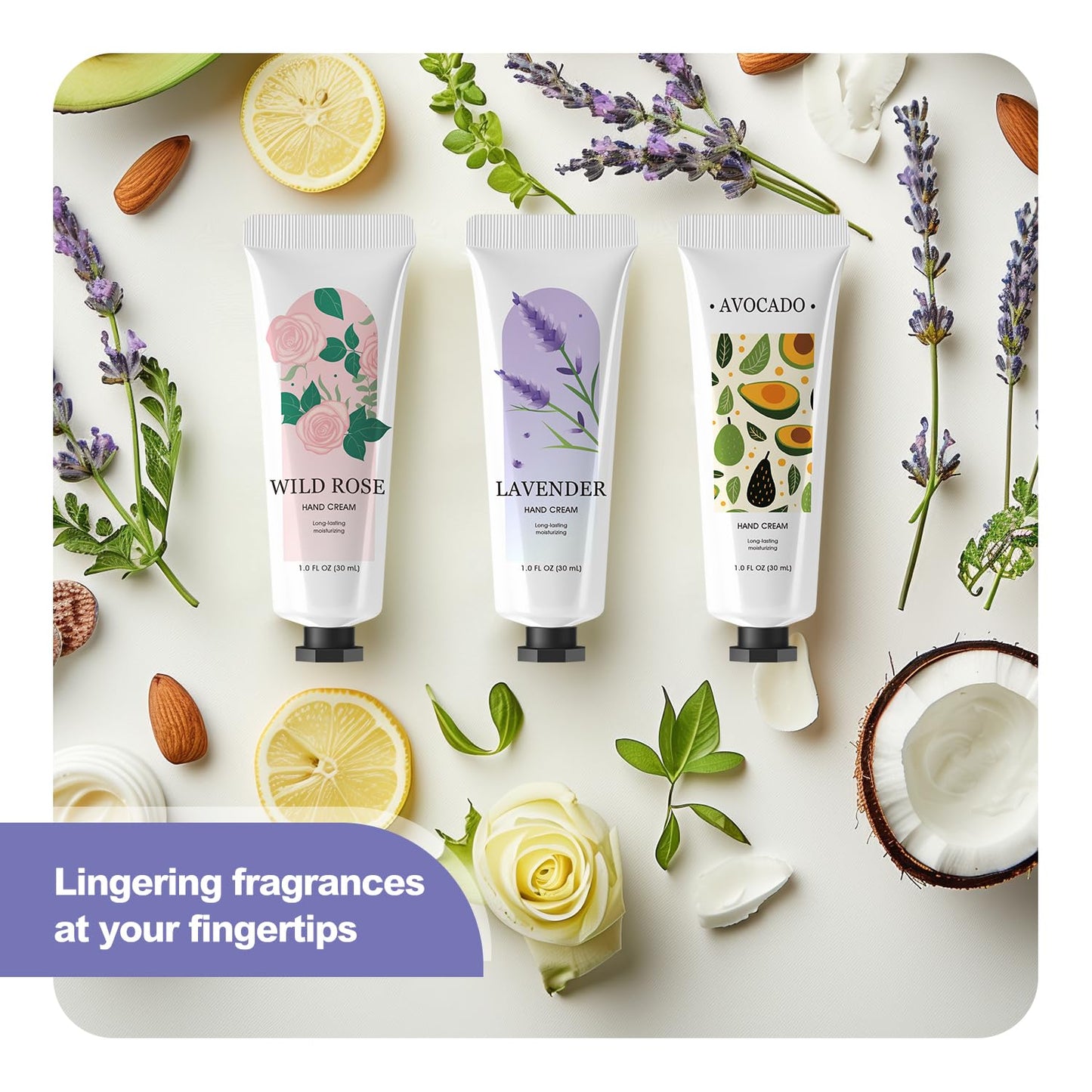 Spa Luxetique Hand Cream Set - 20 Pack Mini Lotion for Dry Cracked Hands | Travel Size 1.0 oz Each, Ideal Mother's Day Gifts