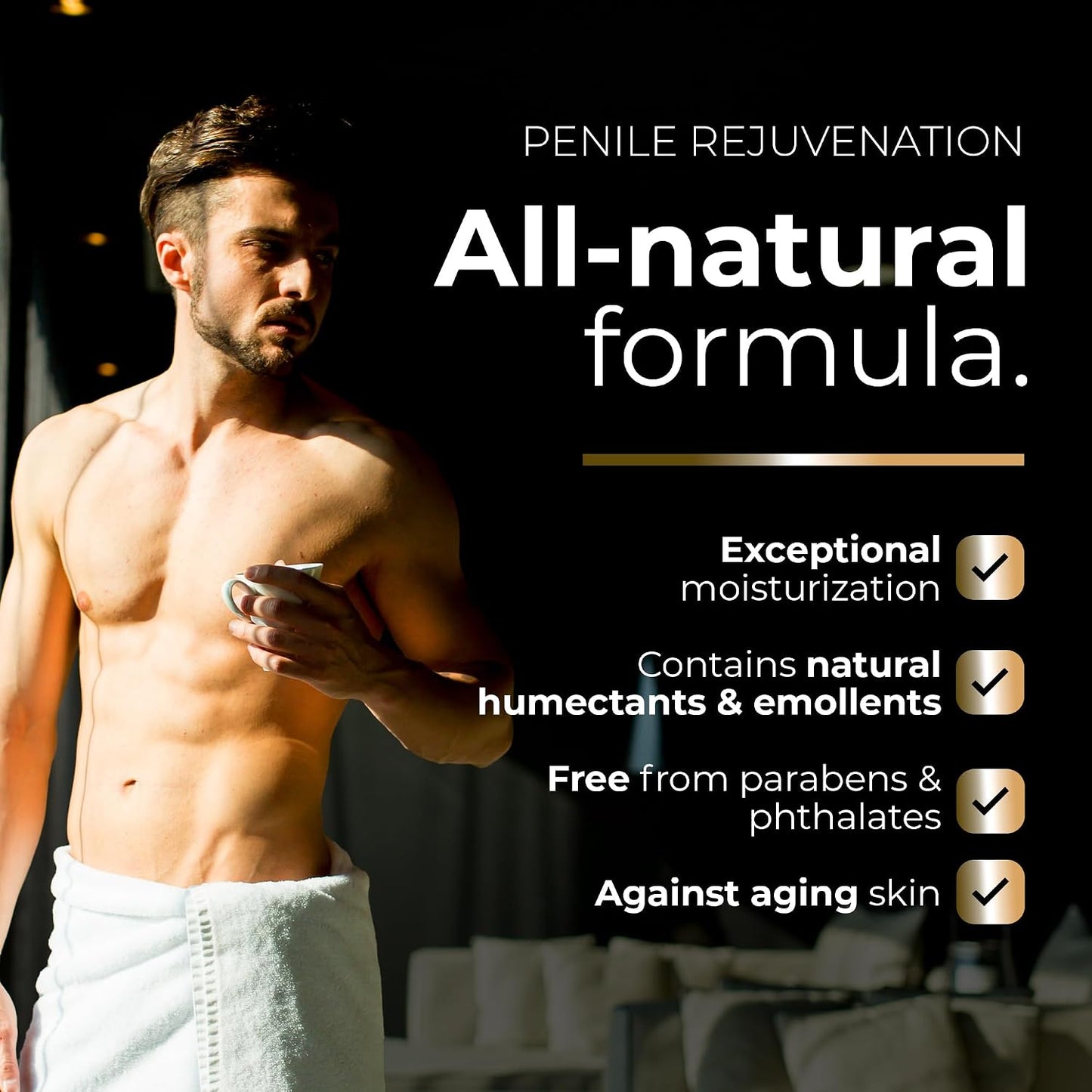 Penile Health Creme – Hydrating Moisturizer for Dry Skin | Supports Foreskin Restoration – Fragrance-Free, 4oz