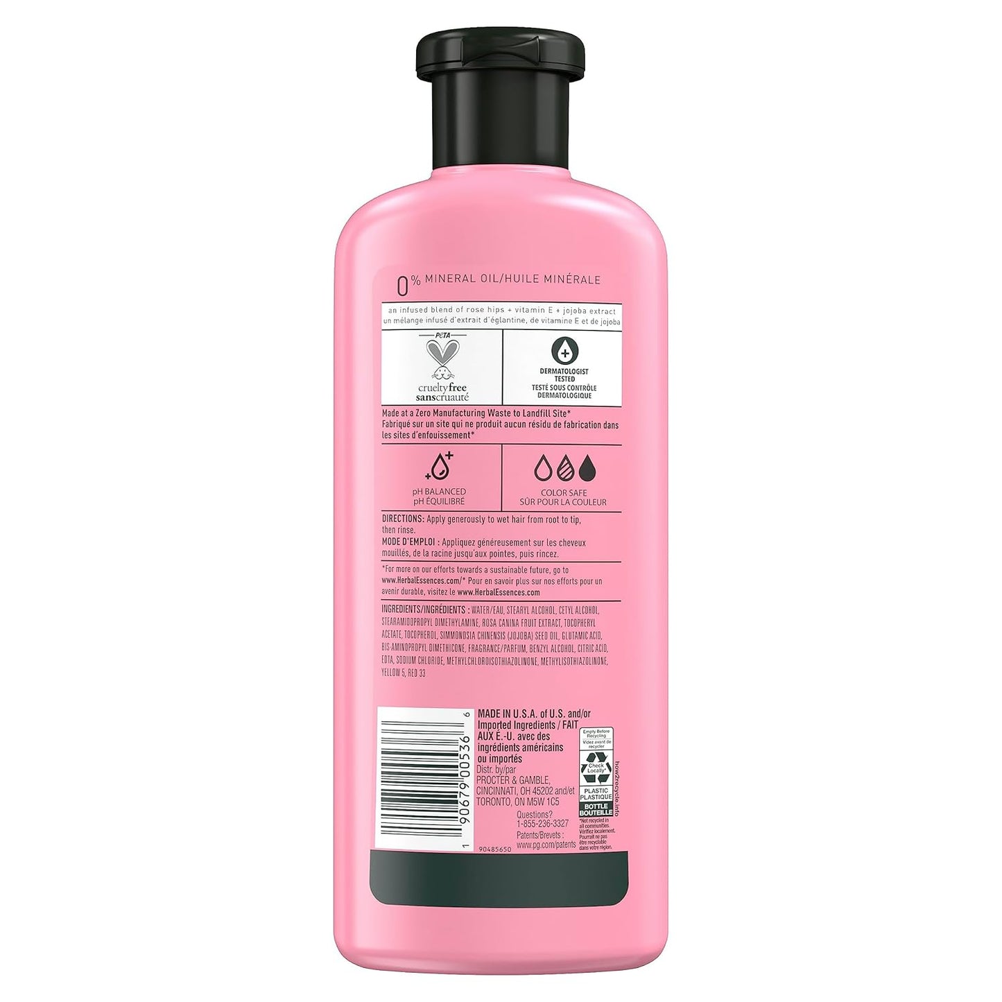 Herbal Essences Rose Hips Conditioner - Smooth & Nourish Hair | 13.5 Fl Oz