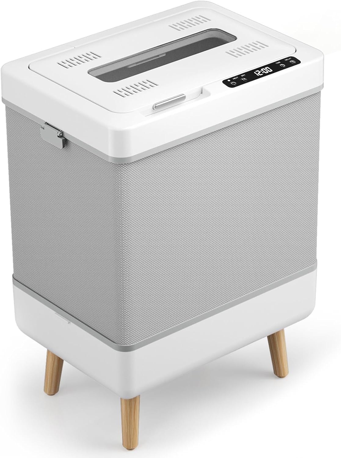 Towel Warmer - 35L Family-Sized Foldable Design with Window | Dual Safety Shut-Off & 12 Aroma Discs