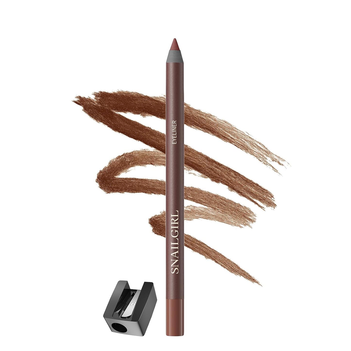 Chocolate Eyeliner Pencil - 24HR Waterproof, Smudge-Proof & Creamy Glide | Vegan, Sensitive Eye Safe