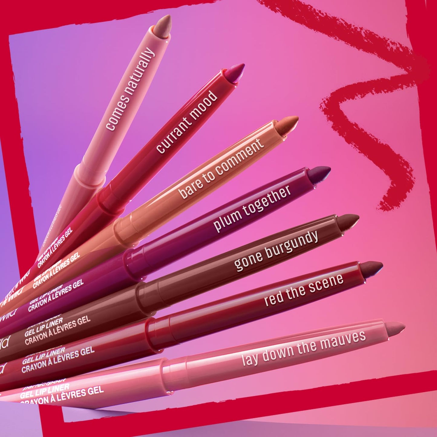 Wet n Wild Perfect Pout Matte Lip Liner - Rich, Creamy, Long-Lasting Color | Vegan & Cruelty-Free - Bare to Comment