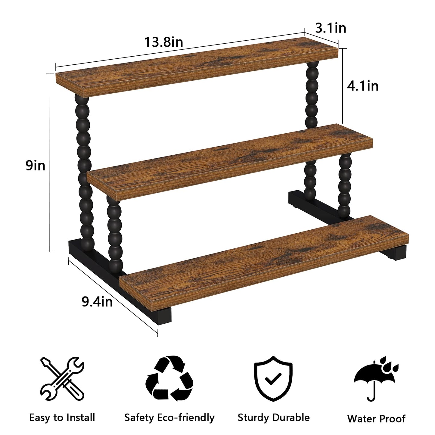 YINMIT Perfume Organizer Stand, Cologne Organizer for Men, Display Risers
