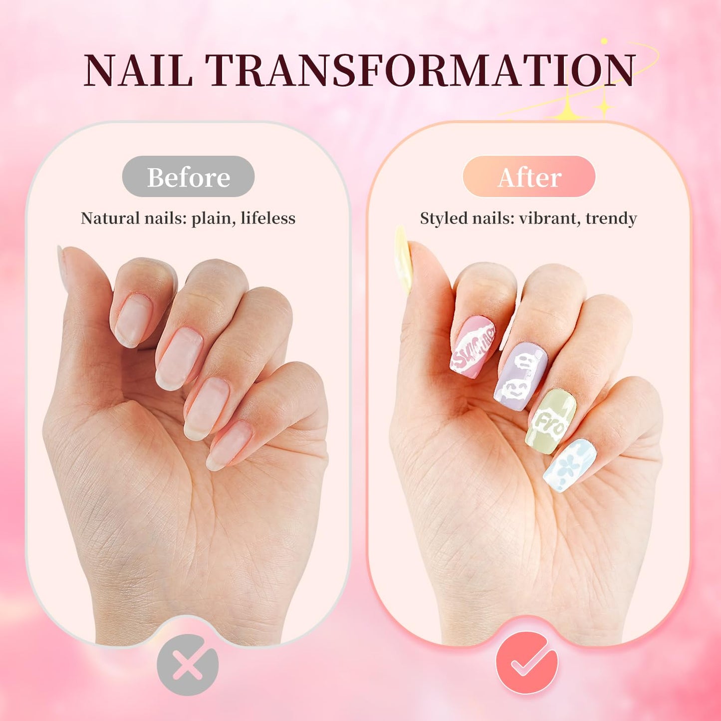 JODSONE Poke Gel Nail Polish Set - 8 Vibrant Colors with Base & Top Coat | Nail Art Design Tools