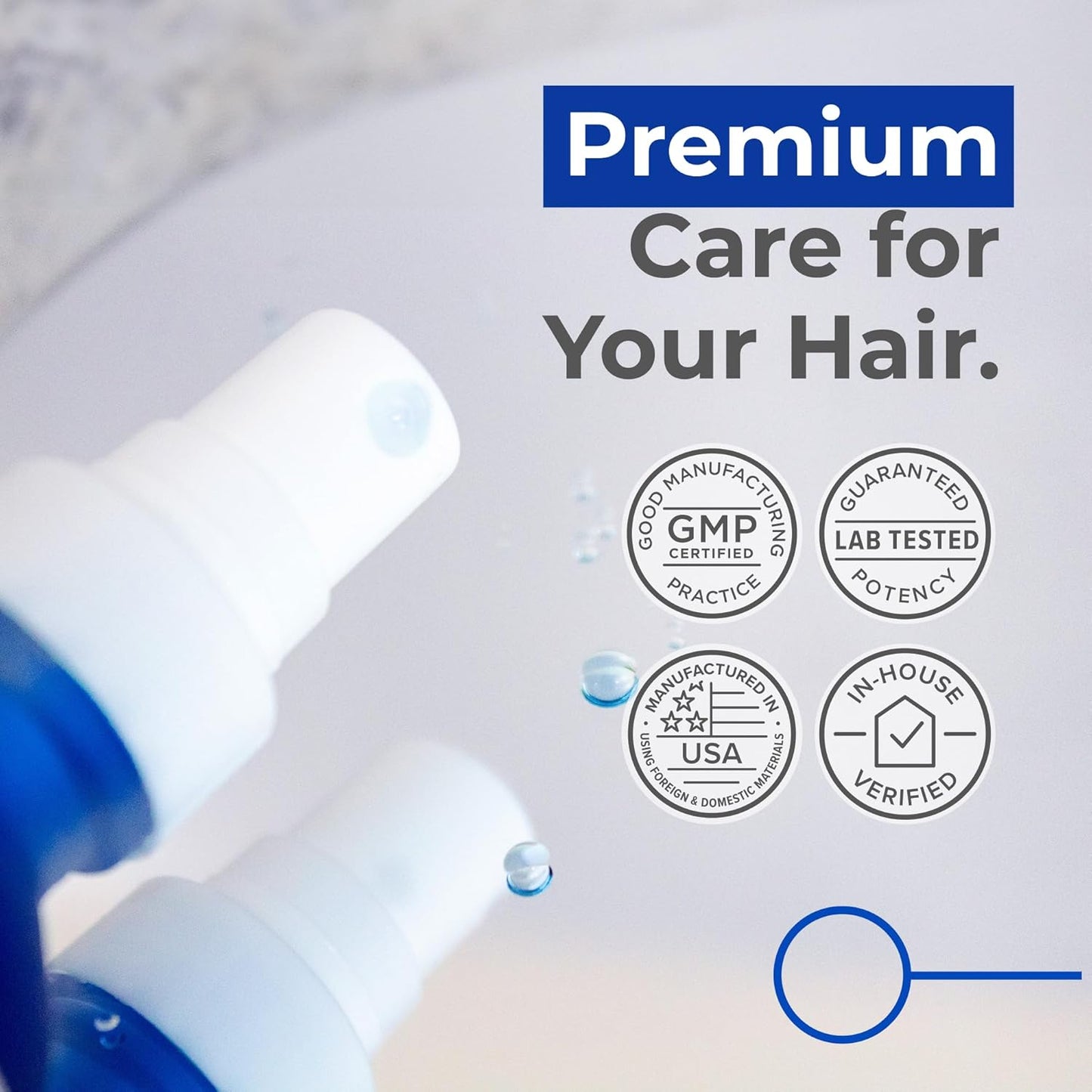 Neurogan GHK-Cu Copper Peptide Hair Serum - 2400mg, 4% Copper Peptides | Fast-Absorbing Moisturizer for Softness & Shine