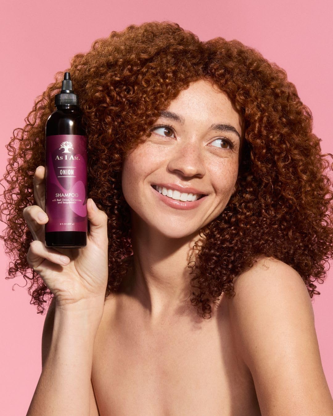 As I Am Onion Shampoo - 8 oz - with Red Onion, Ceramides & Isoquercetin - Helps Support Healthy Hair Growth