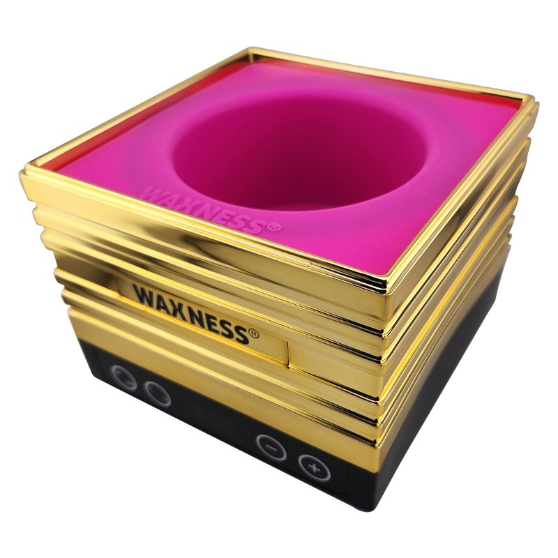 Waxness Non-Stick Silicone Bowl Insert for Wax Warmers – Pink, Fits W-CUBE 1 lb Warmers, Easy Clean Flexible Wax Pot Liner for Professional Use