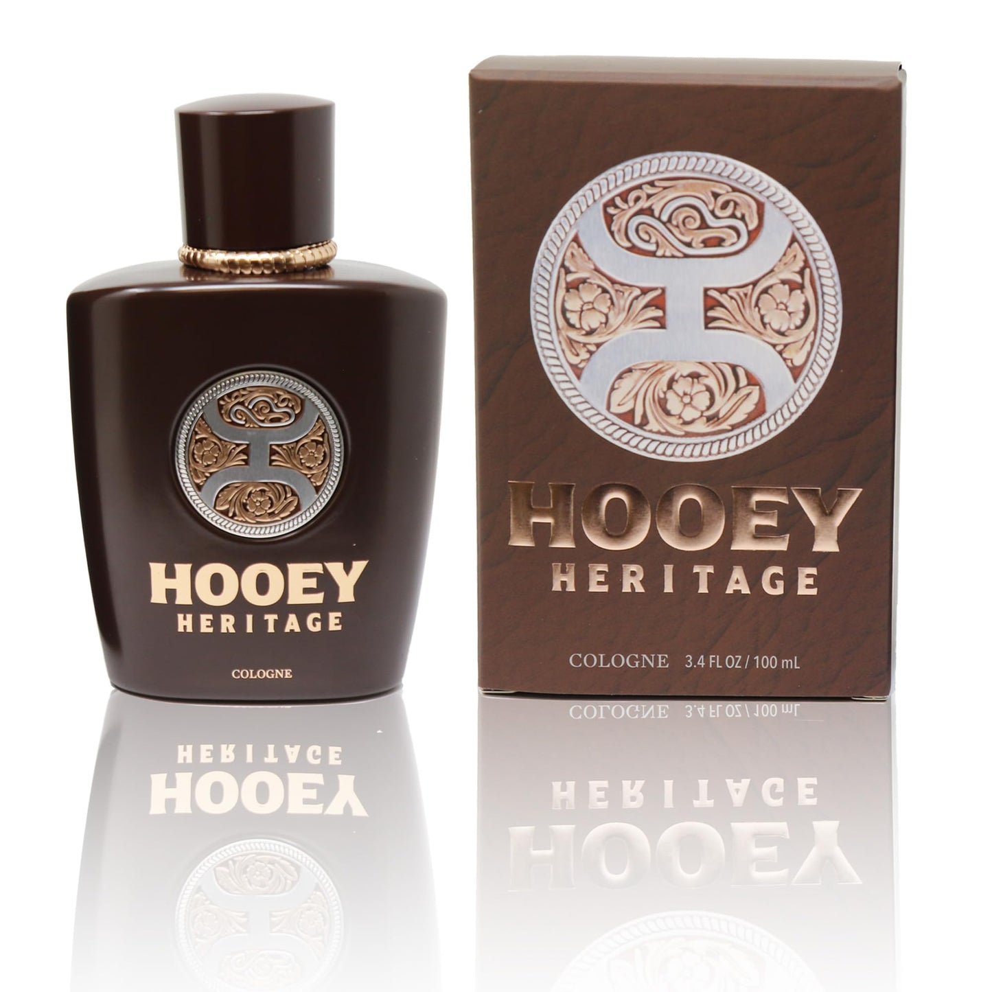 HOOEY Heritage Men’s Cologne – Sophisticated & Bold Fragrance for Men – Leather Saddle, Pine Needle Musk, Fresh Aquatic Breeze – Long-Lasting Men’s Cologne