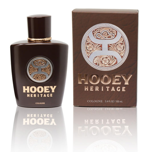 HOOEY Heritage Men’s Cologne – Sophisticated & Bold Fragrance for Men – Leather Saddle, Pine Needle Musk, Fresh Aquatic Breeze – Long-Lasting Men’s Cologne