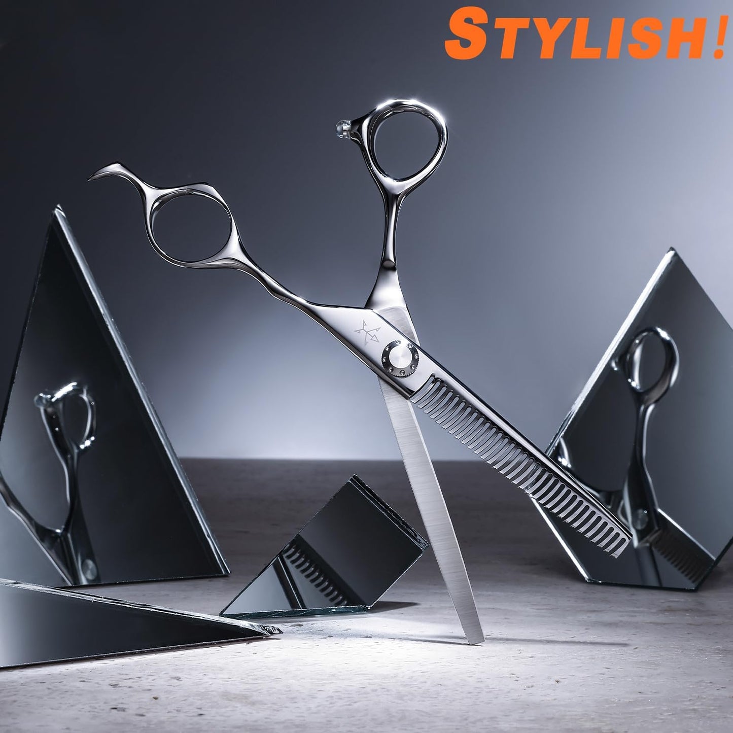 Professional Hair Thinning Scissors - 6.5 Inch Stainless Steel Texturizing Shears for Men & Women | Barber & Salon Use