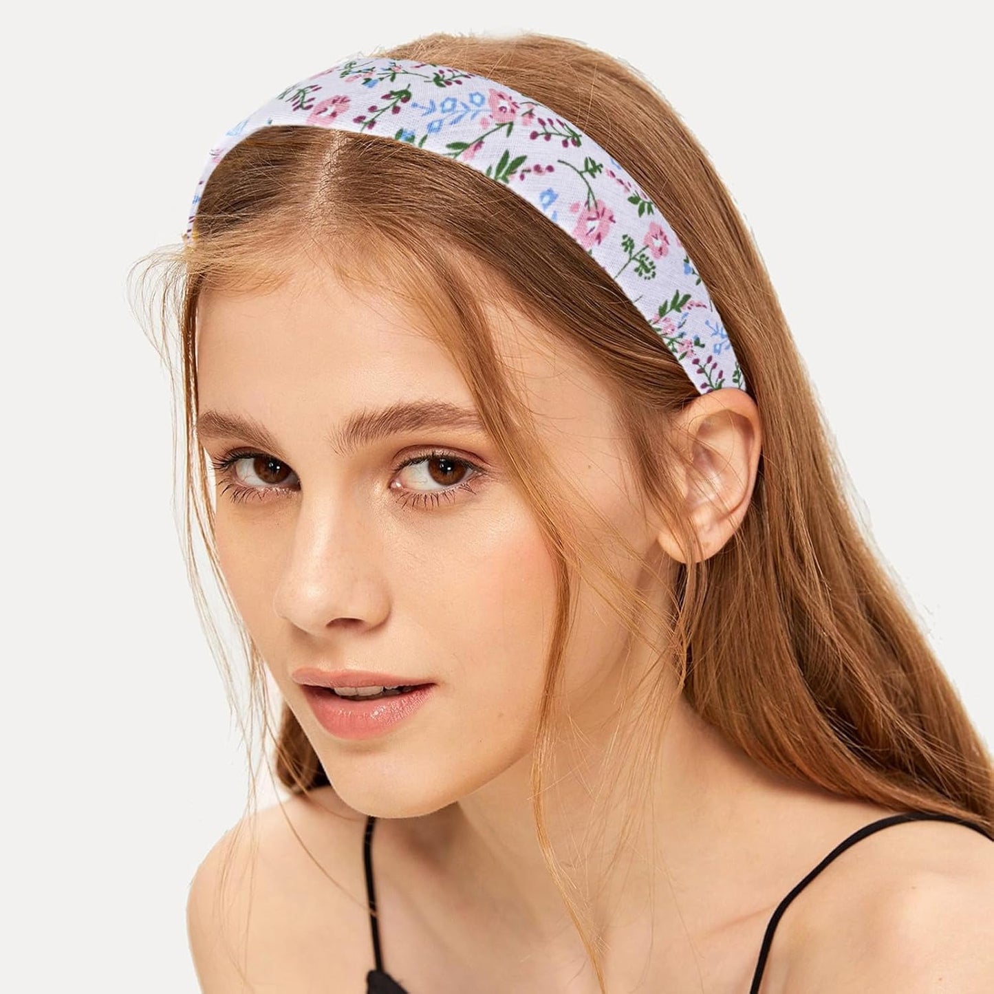 Trendy French-Style Headbands for Women - 7PCS Retro Pearl Non-Slip Pleated Hair Accessories | Pink