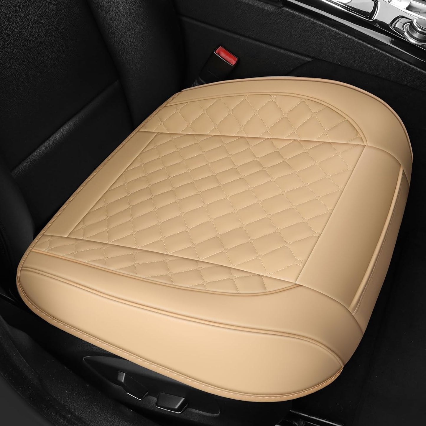 Car Seat Covers - Waterproof Leather Protector for Universal Fit | 2-Piece Set in Grey