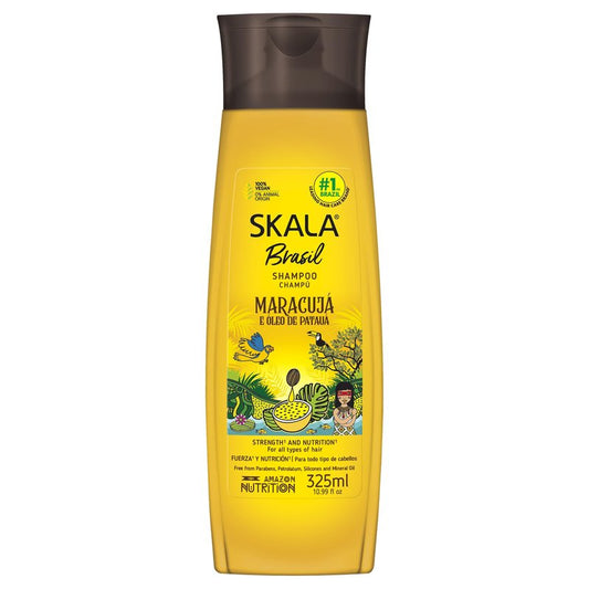SKALA Brasil Maracujá and Óleo de Patauá Shampoo Hydration Care and Strength Support for All Hair Types, 10.99 fl oz