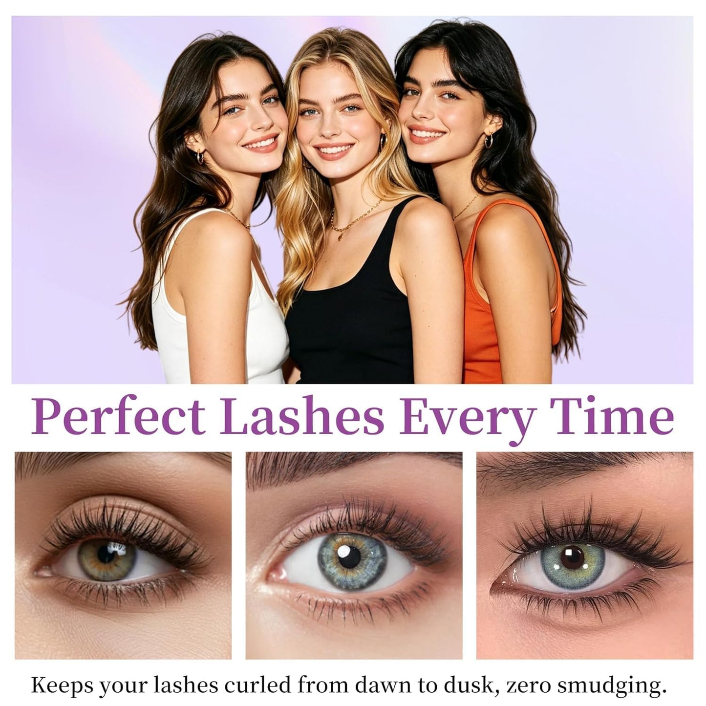 Iron Wand Mascara, Long Lasting Waterproof Mascara