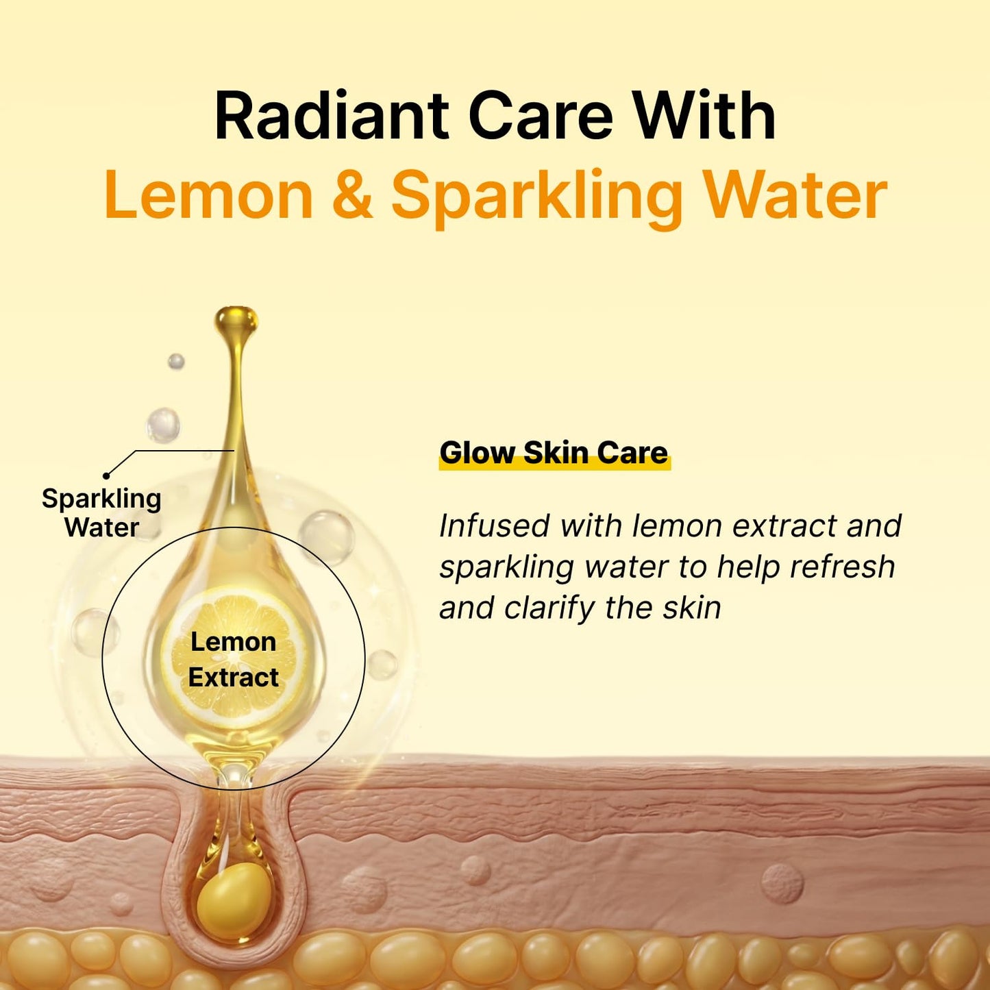 SECRETKEY Lemon Sparkling Cleansing Balm, Lemon Extract with AHA & BHA, Gentle Exfoliating and Hydrating Makeup Remover, Helps Cleanse Pores and Remove Impurities, Korean Skincare (5.07 fl oz / 150ml)