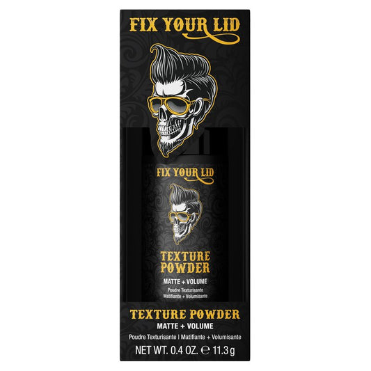 Fix Your Lid Texture Powder for Men | Volumizing Hair Powder with Matte Finish and Long Lasting Hold | Adds Lift, Grit and Texture for Short to Medium Hair, .4 oz