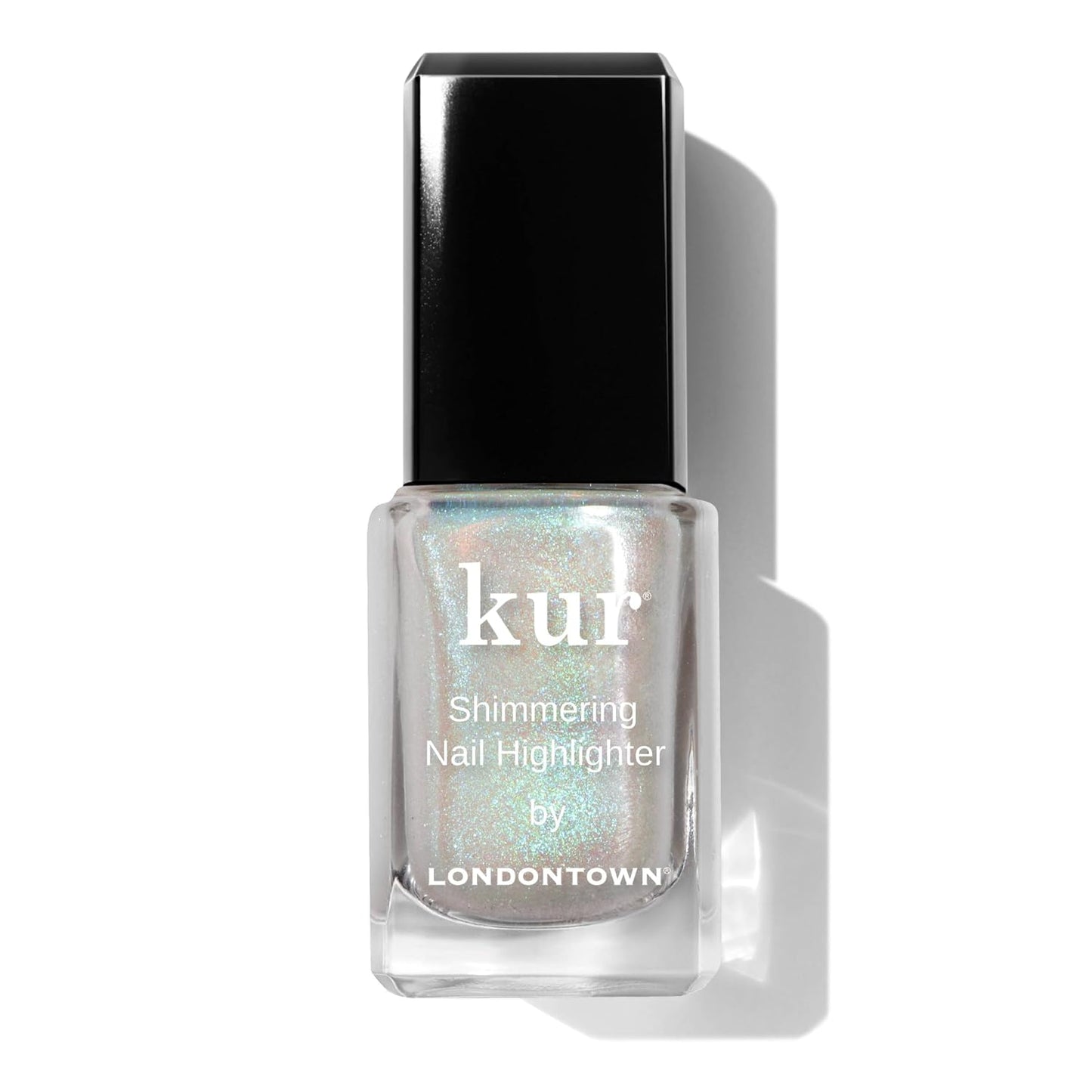 LONDONTOWN Shimmer Nail Highlighter - Iridescent Nail Polish Treatment | Vegan Cruelty-Free, Gold Pink - 0.40 fl oz