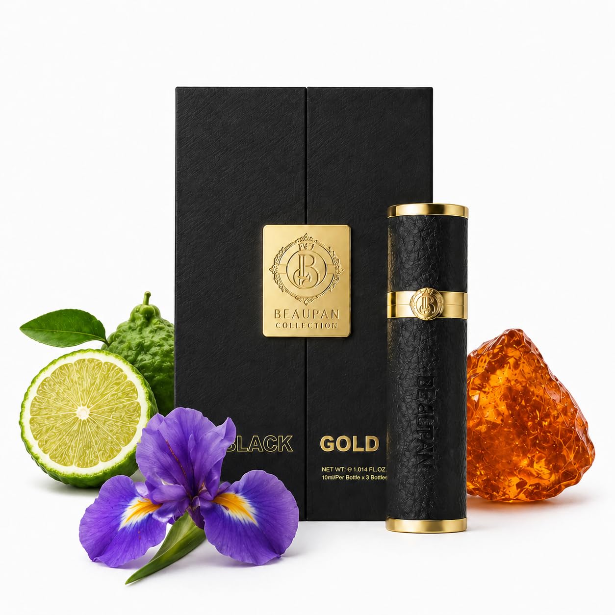 Long-Lasting Travel Size Perfume Set for Women - 3 x 0.34 fl. oz. | Vanilla, Cedar, Rose, Ylang