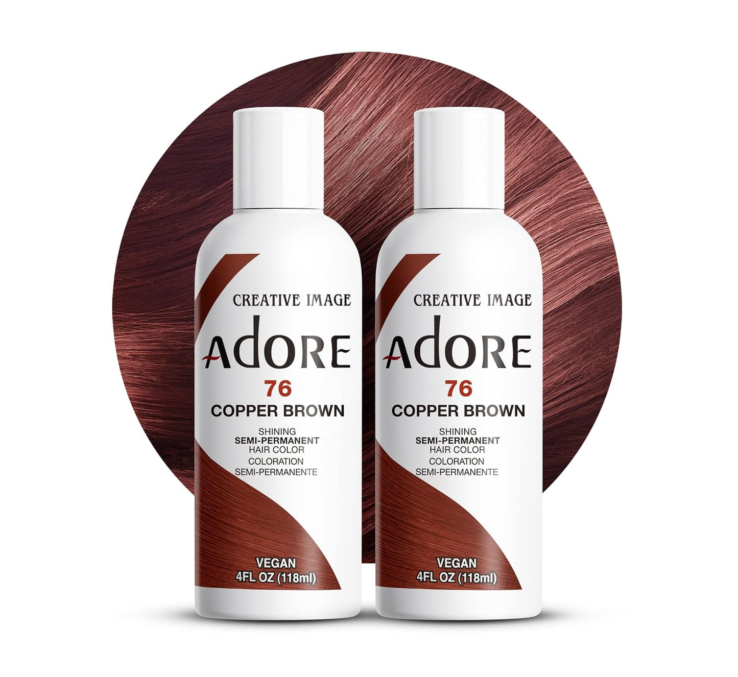 Adore Semi Permanent Hair Color - Mystic Grey | Vegan, Ammonia-Free Hair Dye | 4 Fl Oz