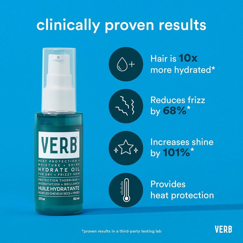 Hydrate Oil for Dry & Frizzy Hair - Adds Moisture & Shine | Amber + Warm Jasmine Scent